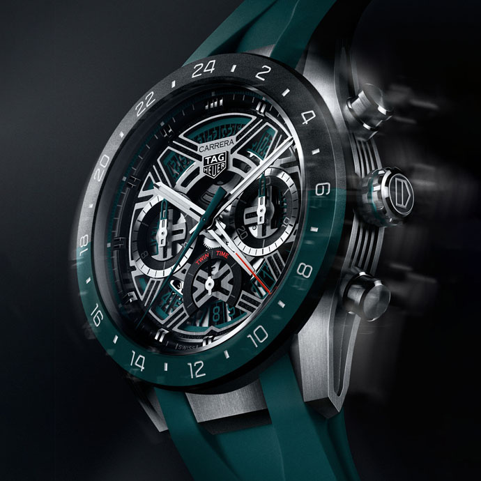 Часы TAG Heuer Carrera Chronograph Extreme Sport Twin-Time (3 фото)
