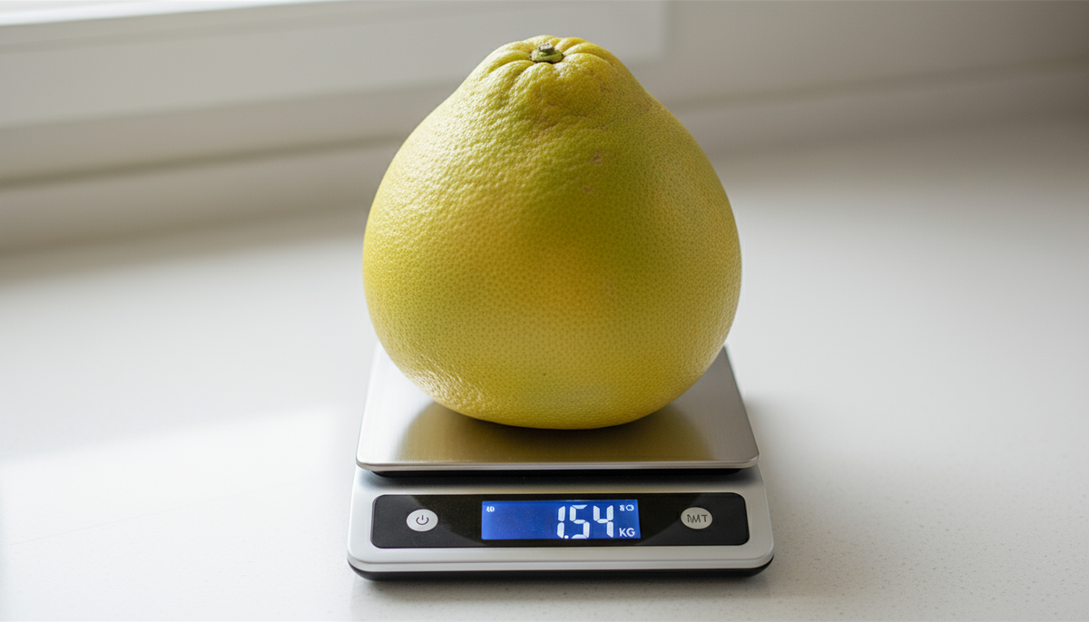 Размеры и вес помело