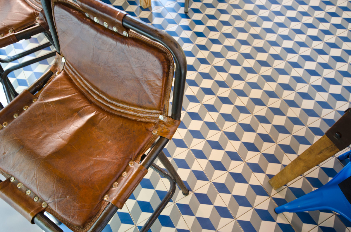 Керамогранит Vives в ресторане La Coma Corner