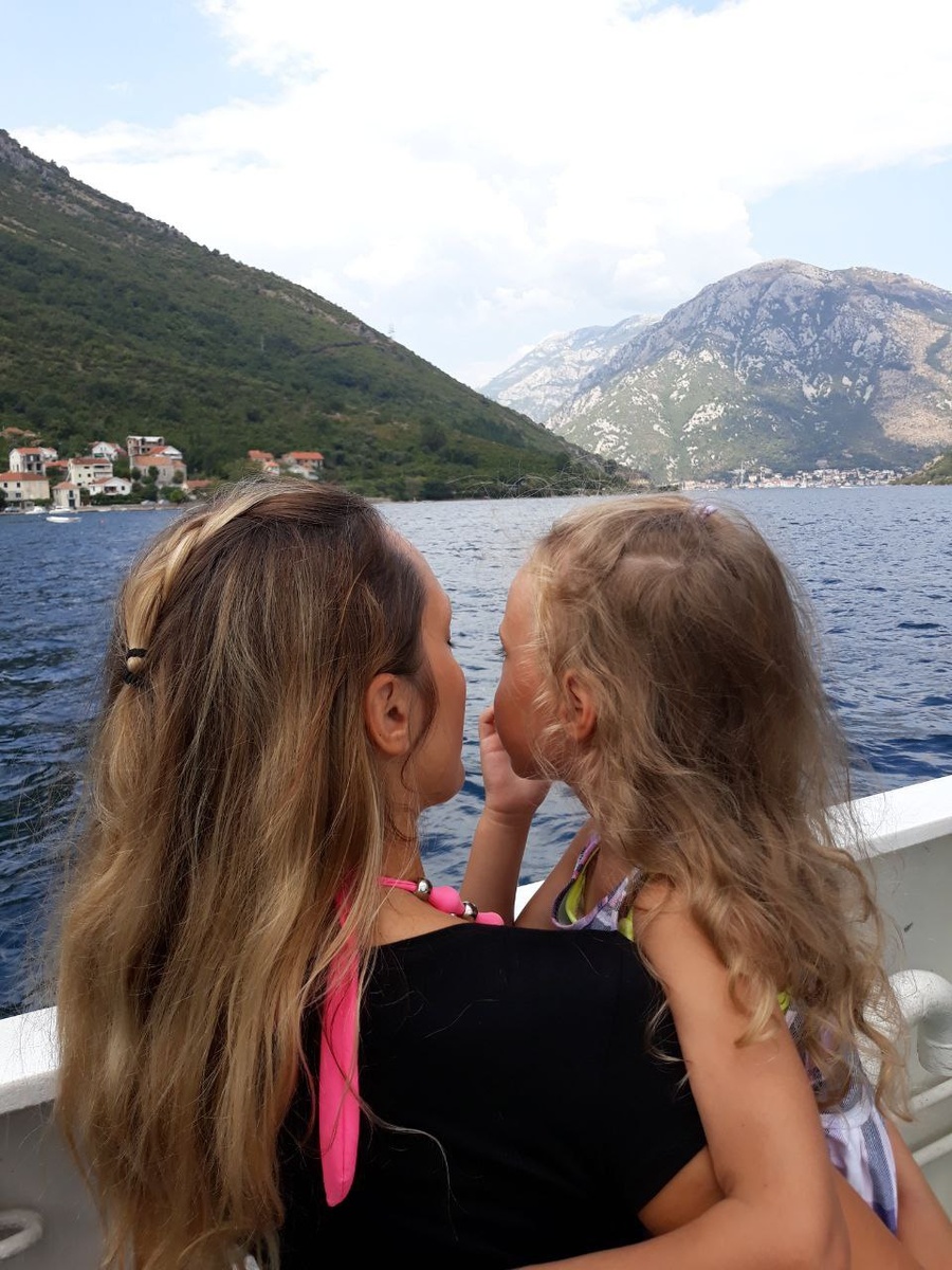 Мы с Мирой в Черногории