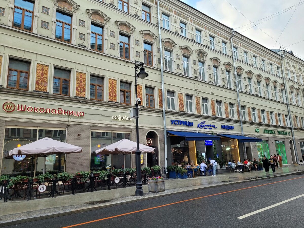 Так выглядела "Каспийка" на Мясницкой 