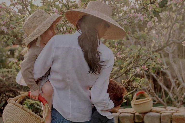 Меган Маркл с детьми 