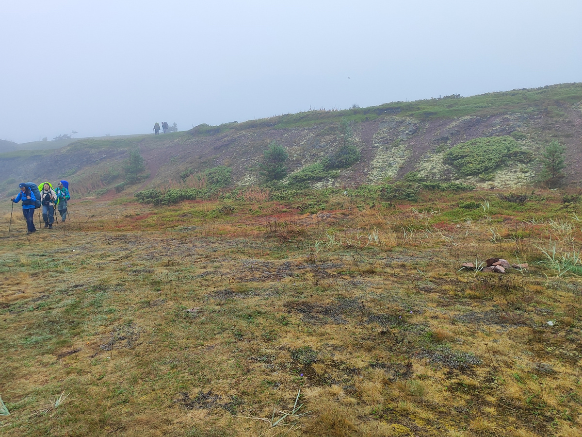 Спускаемся к стоянке