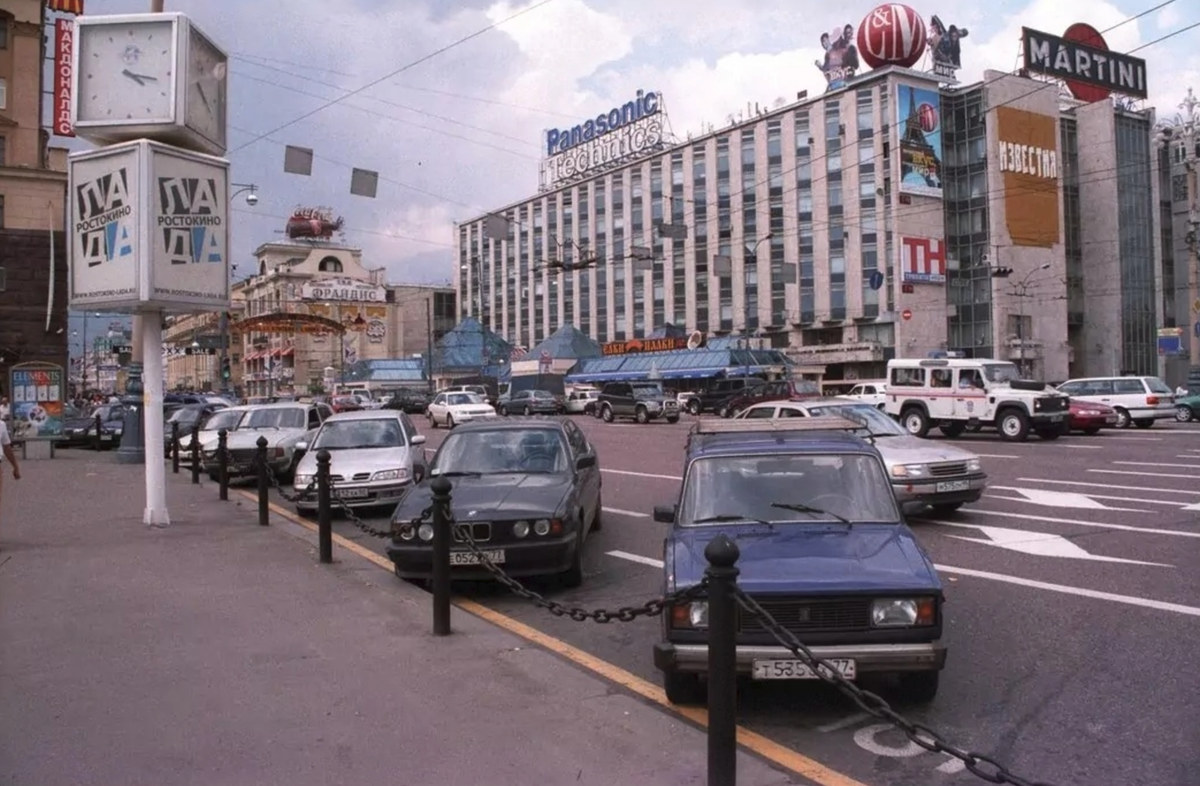 старое фото москвы Пушкинская Тверская
