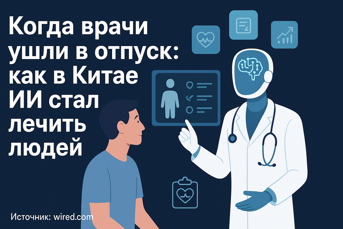 В китае появились первые ИИ-врачи, которые ведут прием пациентов