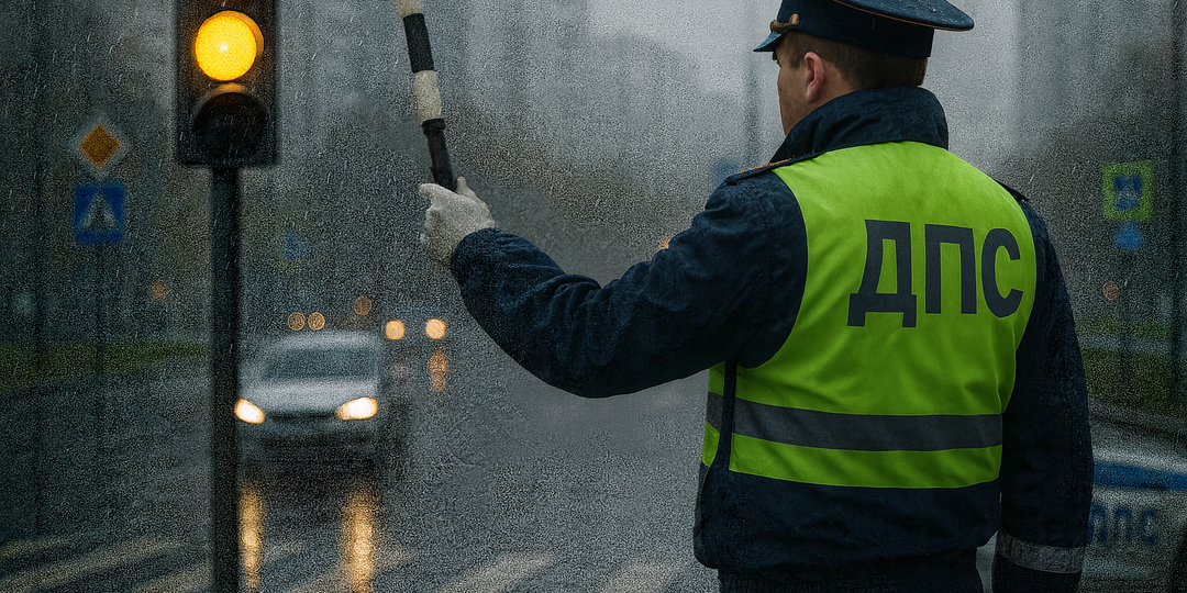 Инспектор ДПС хочет выписать штраф за проезд на жёлтый светофор: Что делать - тонкости ПДД