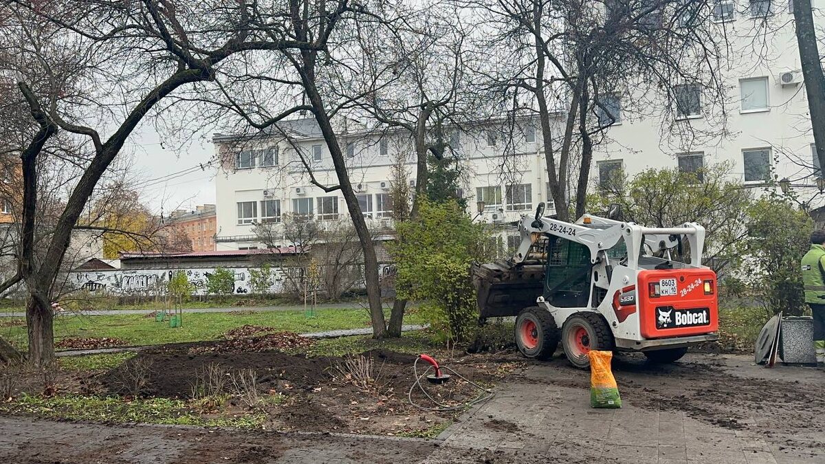    Петрозаводские энергетики модернизируют освещение в сквере имени Шотмана© Администрация Петрозаводска