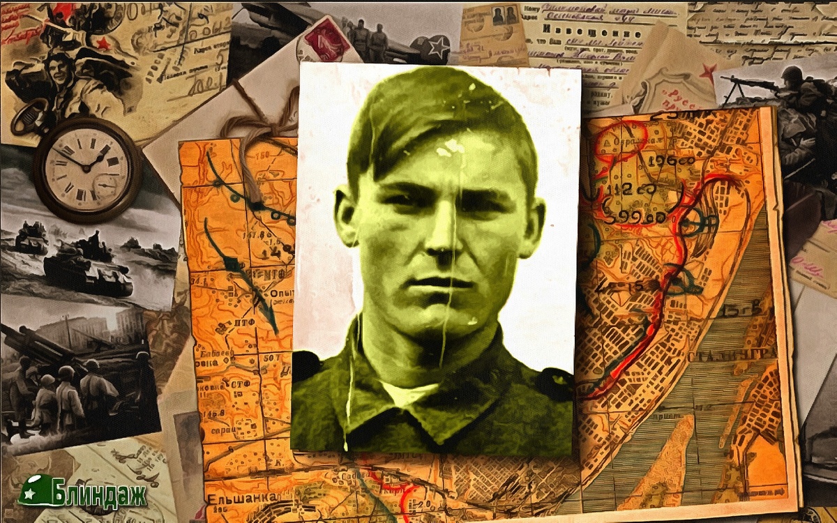 Александр Юнязев. Уже у немцев и в звании вице-капрала. 