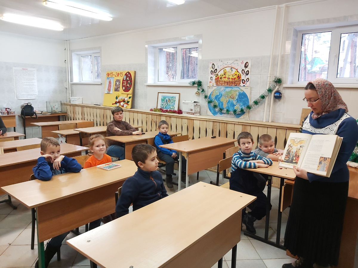 На уроке ОПК