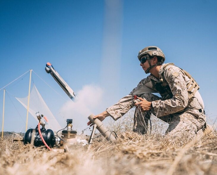     Пусковая установка дрона Switchblade-300. Источник: dvidshub.net.