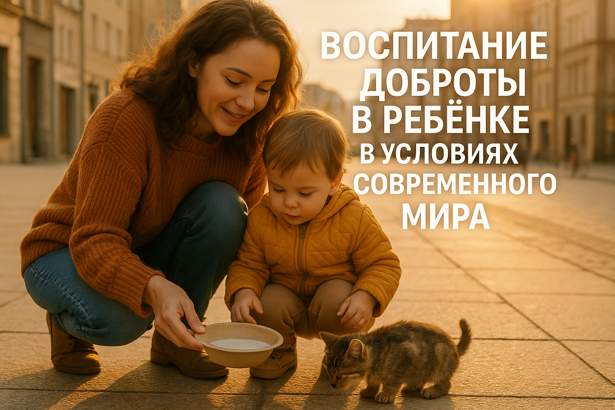 Воспитание доброты в ребёнке в условиях современного мира