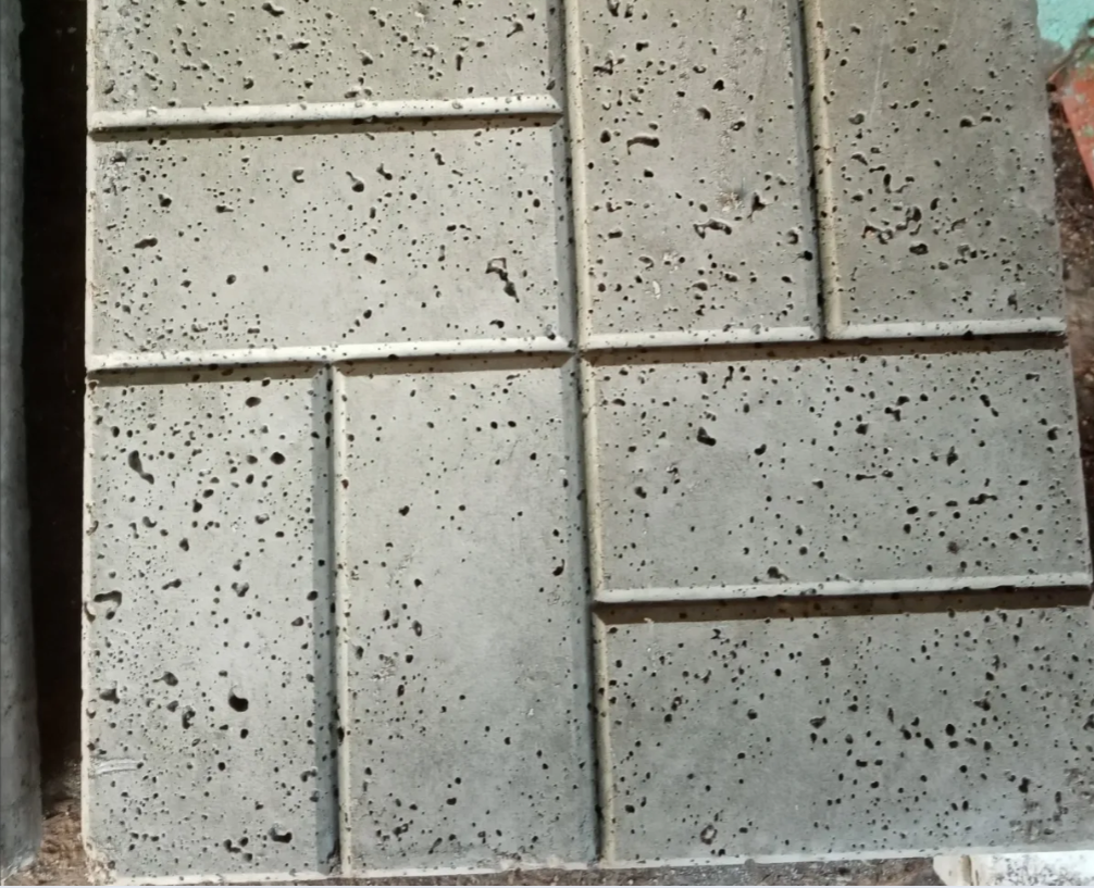 тут на лицо ошибка. смесь была гуще, чем она должна быть. воздух не смог выйти