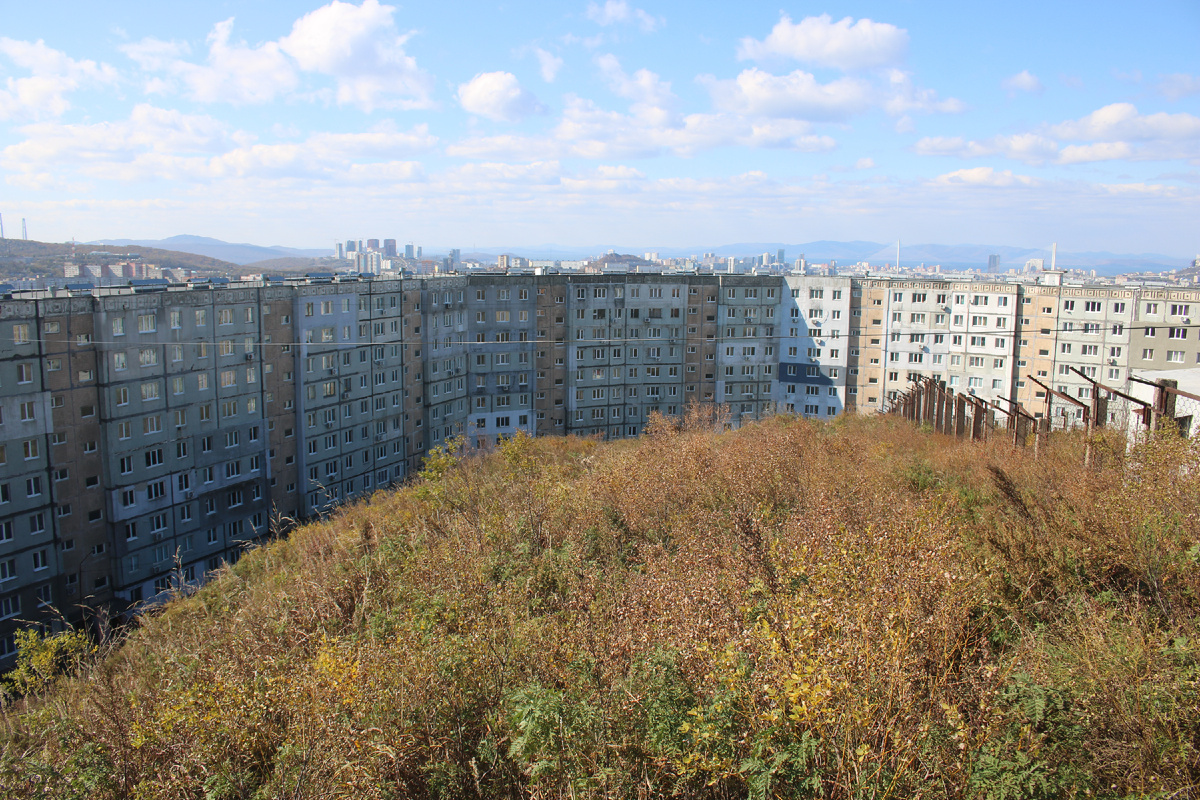 Сопка во дворе дома.