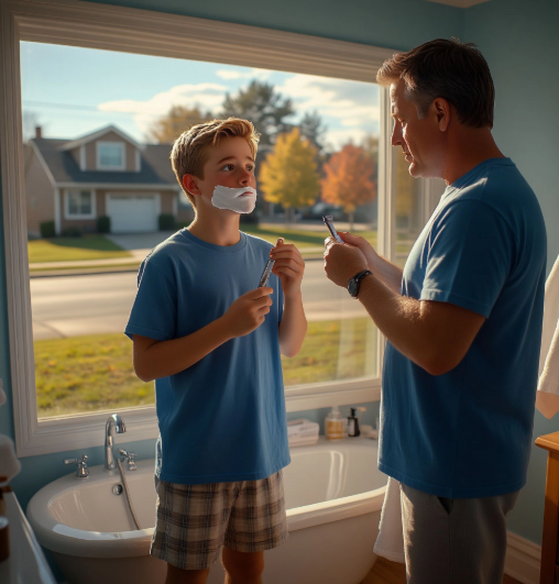 Одной из самых гениальных сцен стала импровизация Маколея Калкина. Сцена, где Кевин бреется, повторяя за отцом, была полностью придумана юным актером на съемочной площадке. Это тот самый момент, когда ребенок пытается казаться взрослым, чтобы справиться со страхом