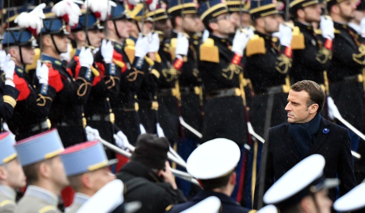     Президент Франции Эмманюэль Макрон Источник: Anadolu Agency via Getty Images Автор фото: Mustafa Yalcin