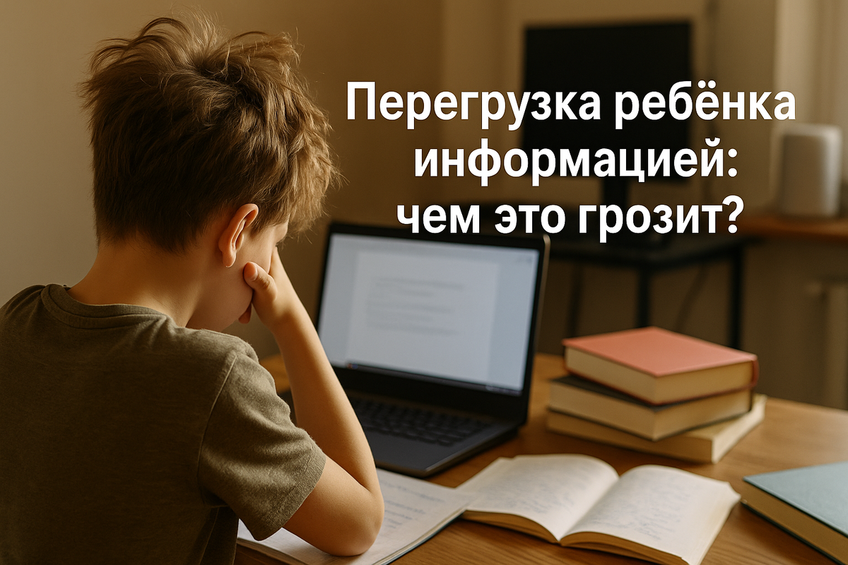 Перегрузка ребёнка информацией: чем это грозит?