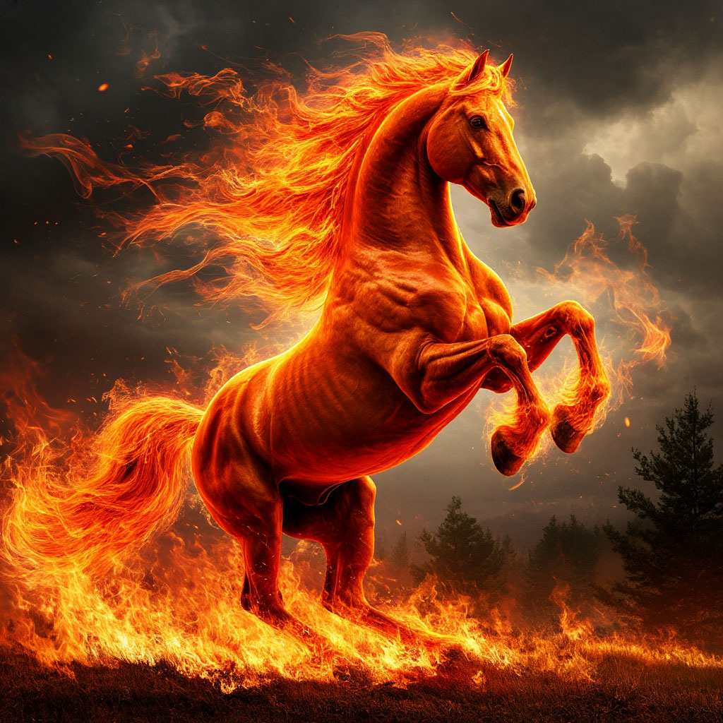 Огненный конь. Символ 2025 года