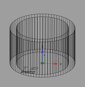 Рис. 1 — Пример 3D модели малой архитектурной формы