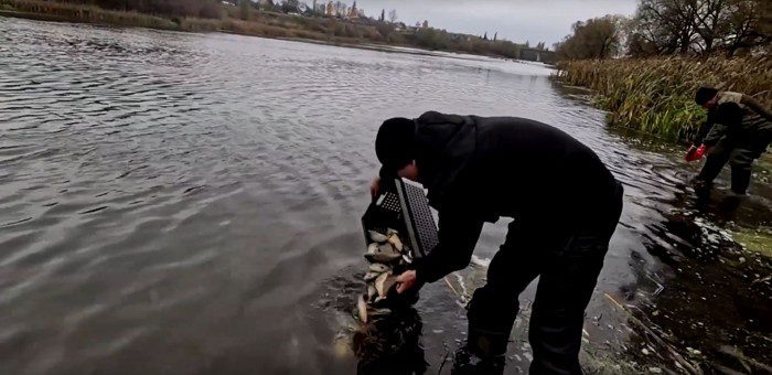 ФОТО скрин из видео «Рыболовного Клуба Ливны»  📷
