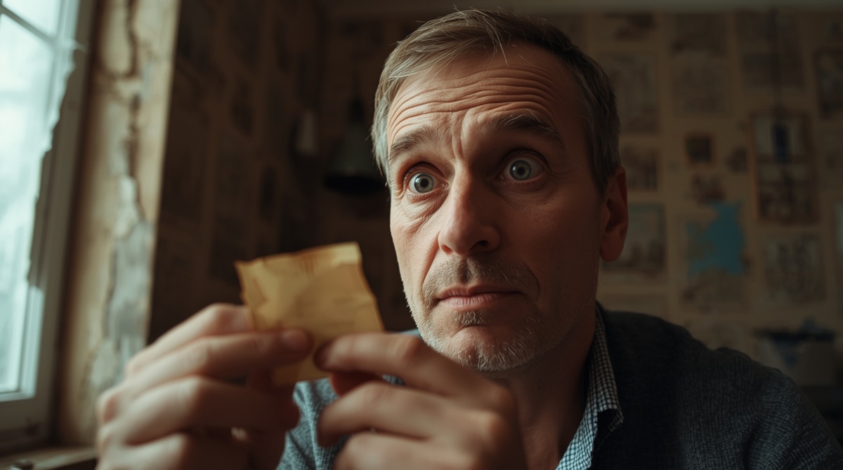 Я нашёл под обоями записку