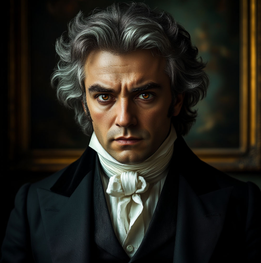 Портрет, передающий его сложный и неуступчивый характер. Взгляд должен быть исподлобья, энергичный, почти бросающий вызов зрителю.