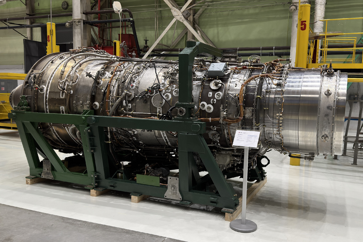 Газотурбинный индустриальный двигатель НК-36СТ-32 разработки и производства самарского предприятия ОДК-Кузнецов © ОДК