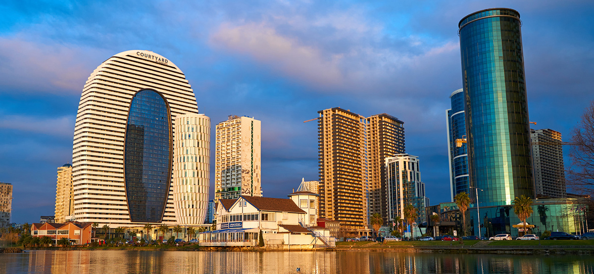 Деловая часть города