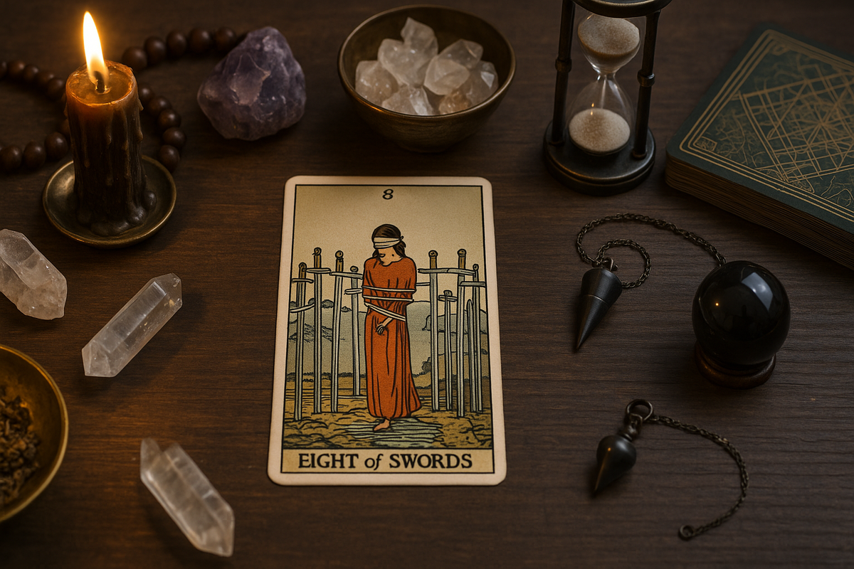 8 Мечей: значение и сочетание в раскладах 2025