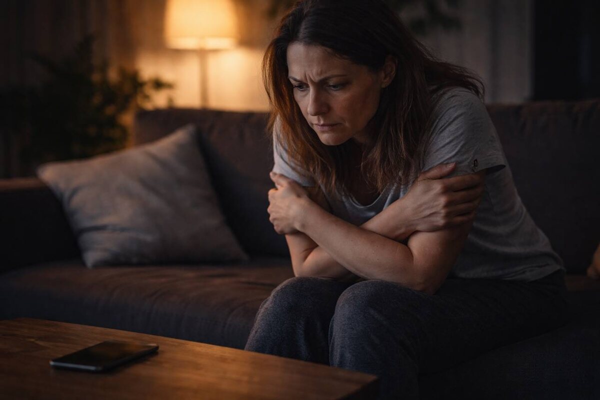 Вечер дома, эмоциональное напряжение, тревога, желание снять стресс, поддержка при зависимости.