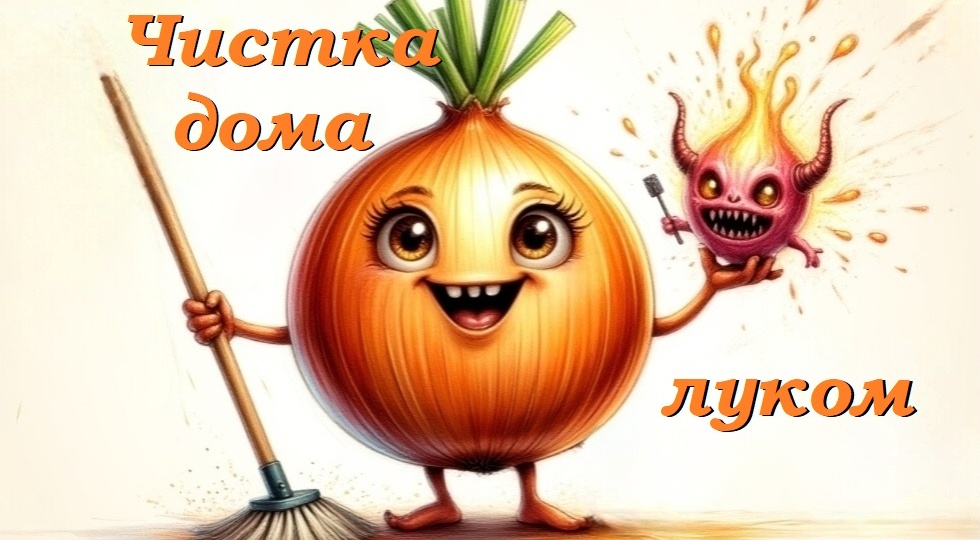 Чистка дома луком!