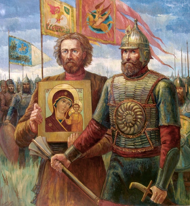 "Кузьма Минин и Дмитрий Пожарский" Художник Москвитин Ф.А.