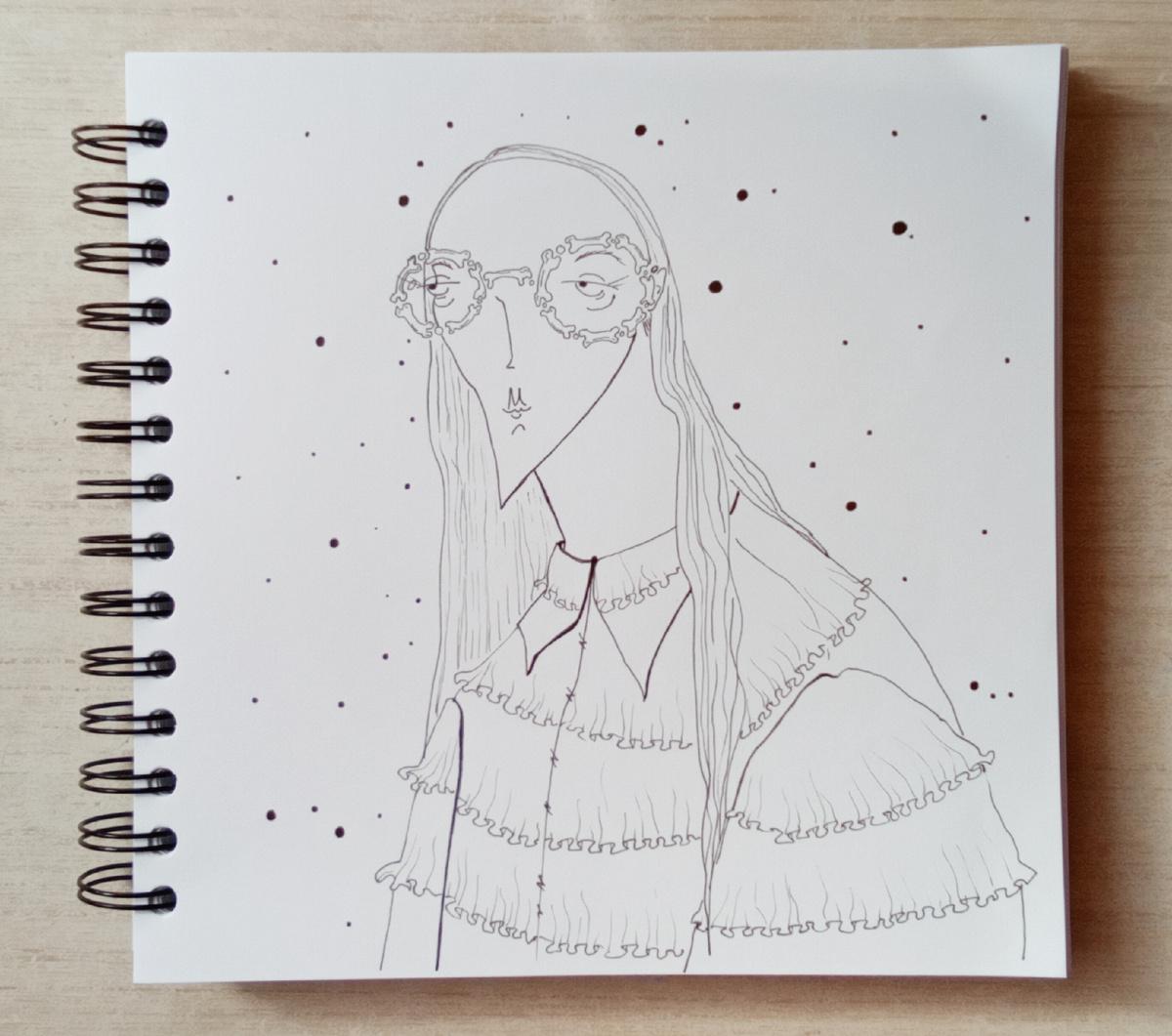 Инктобер 2025. День 28 - скелетообразный