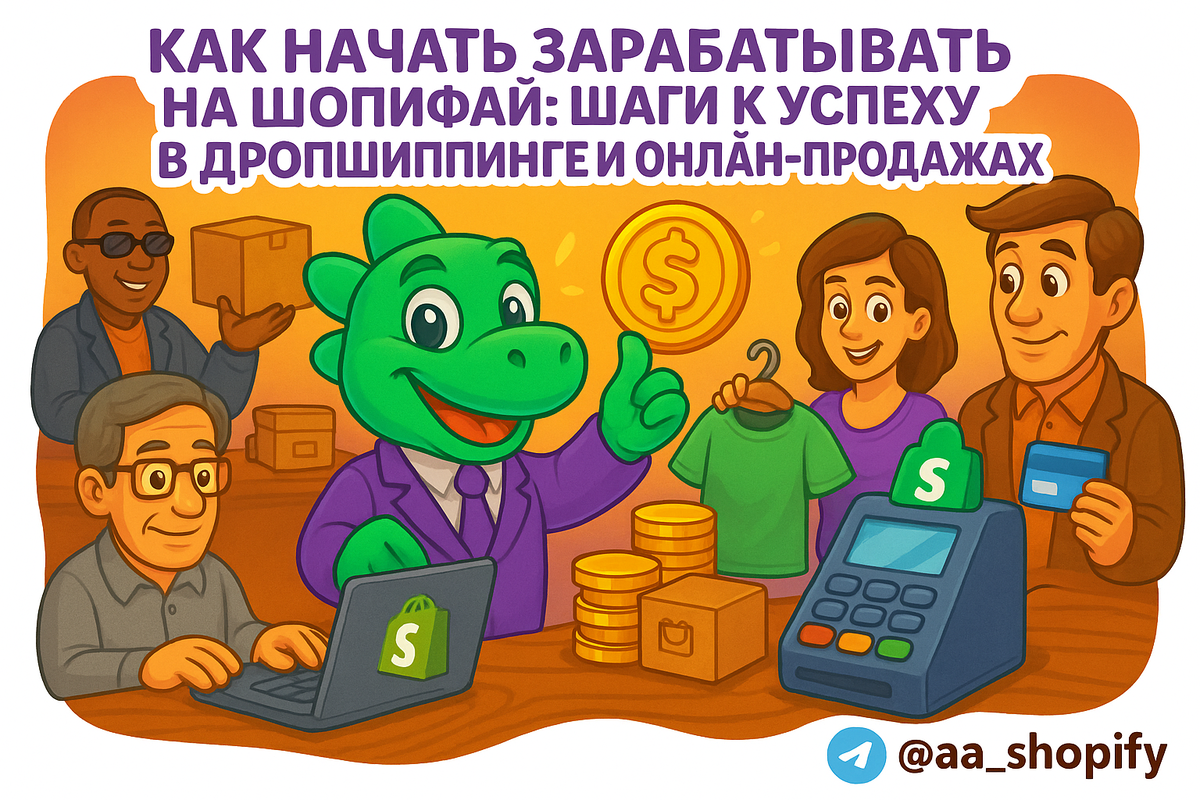    Как начать зарабатывать на Шопифай: шаги к успеху в дропшиппинге и онлайн-продажах aa_ecom