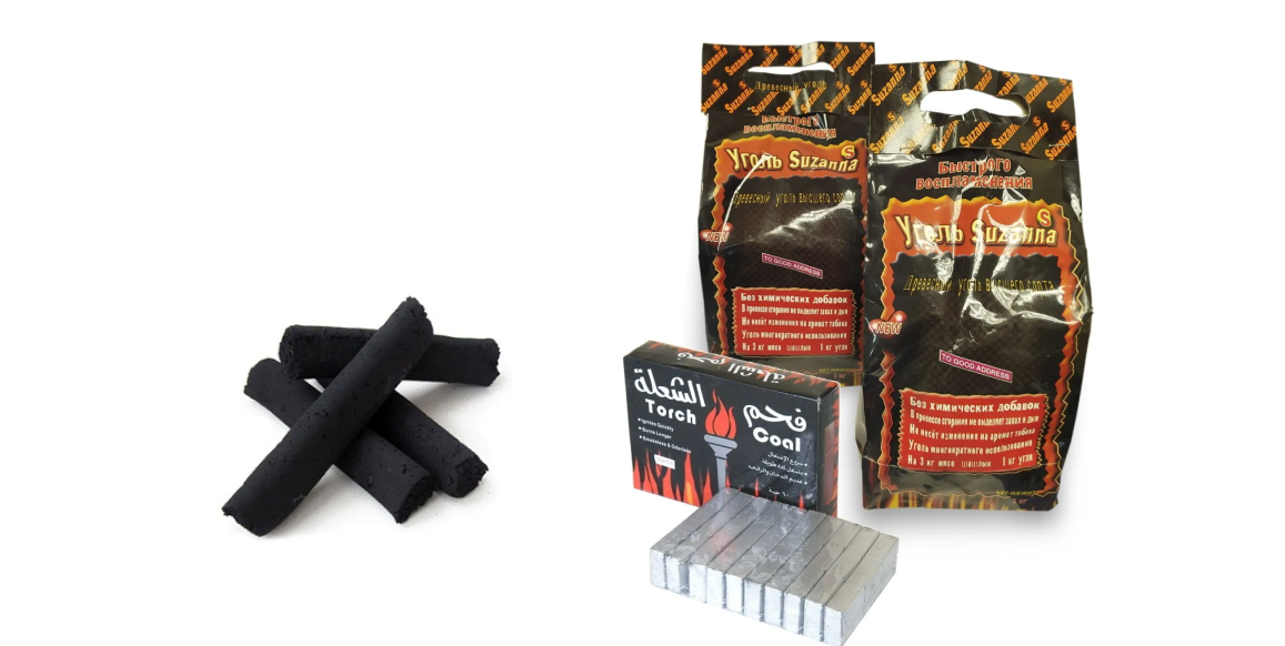 Древесный уголь для кальяна
