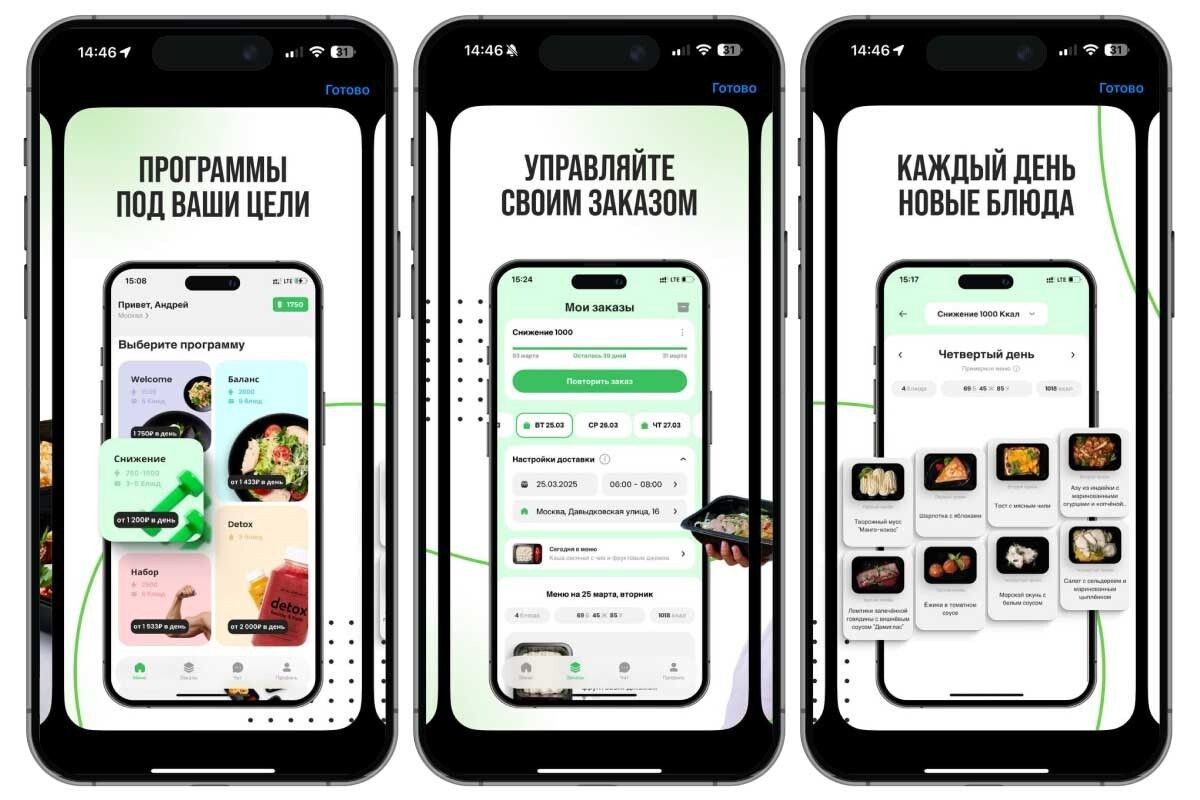 Мобильное приложение Level Kitchen. Источник: App Store📷
