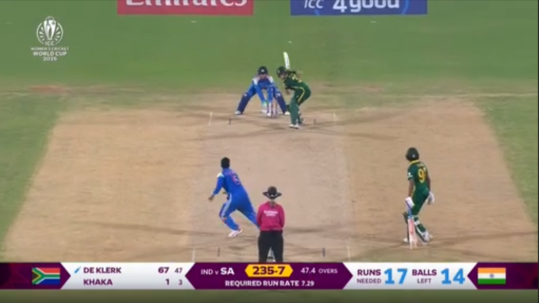 Надин де Клерк выбивает свой восьмой четырёхочовый