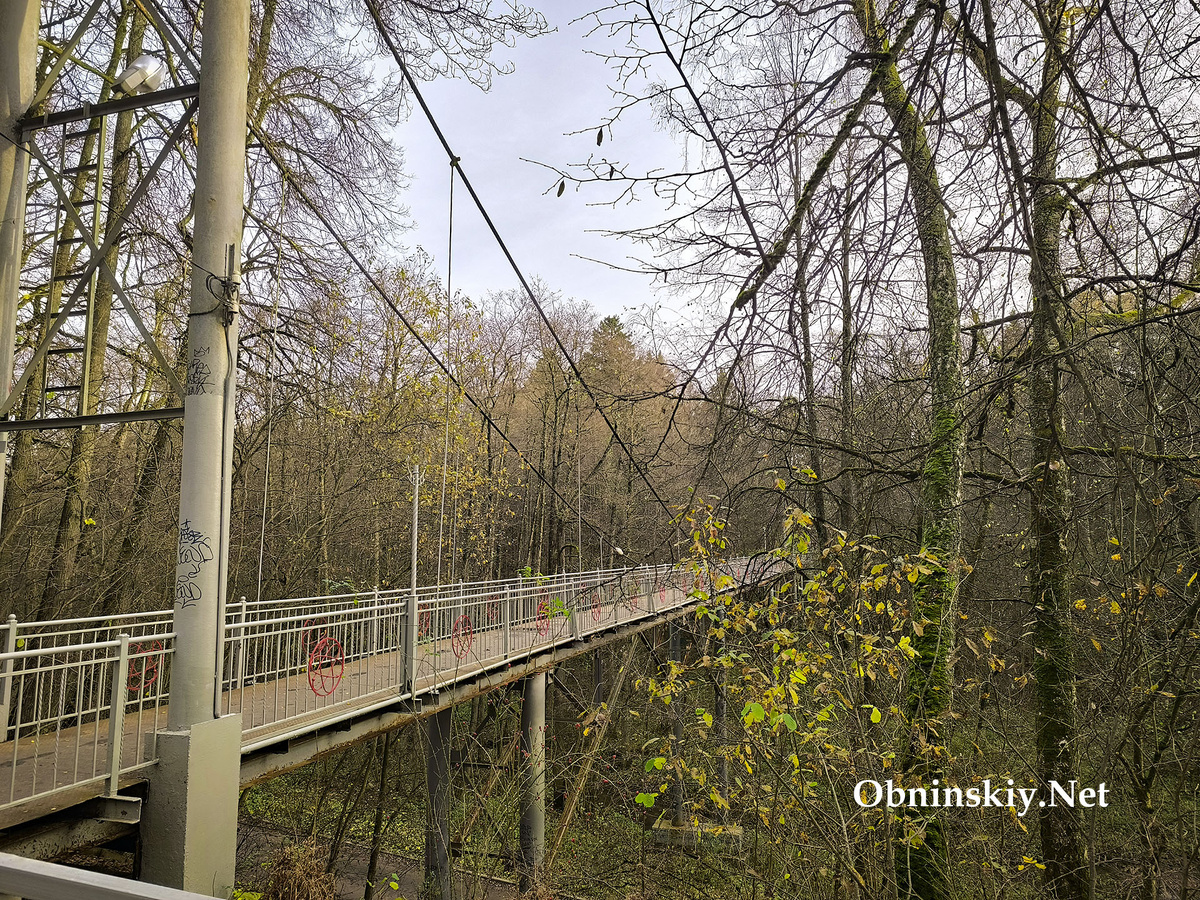 Репинский мост в Обнинске после ремонта
