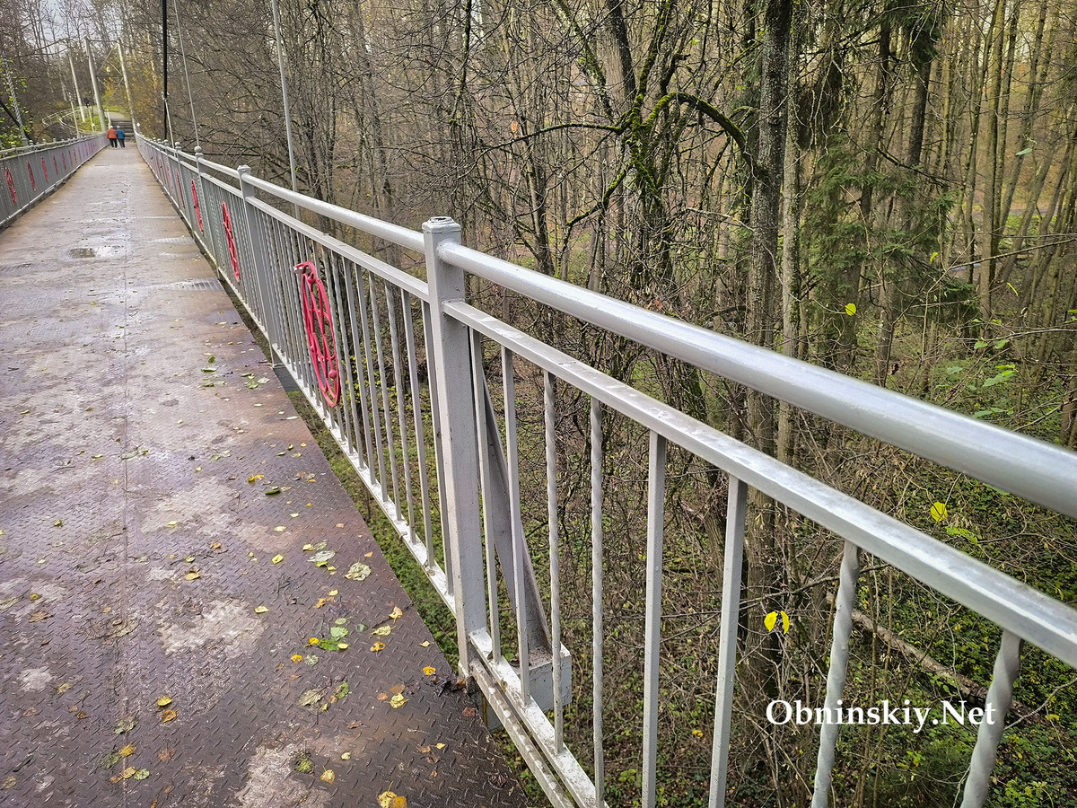 Репинский мост в Обнинске после ремонта