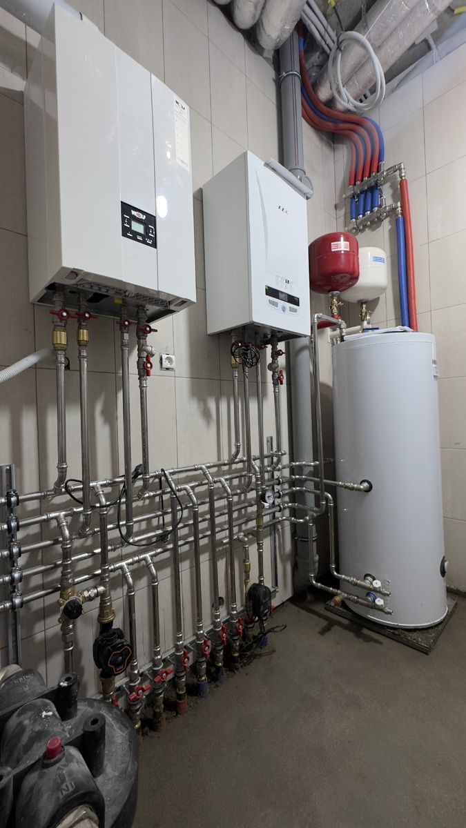 Монтаж котельной в загородном доме выполнен по проекту