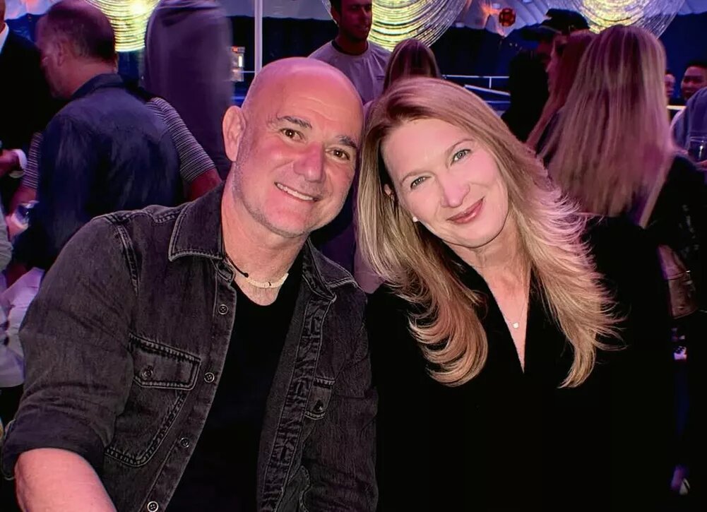    Андре Агасси и Штеффи Граф отметили 24 года супружеской жизни