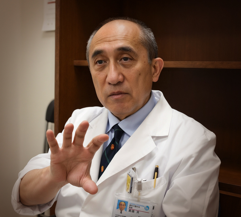 Кацу Такахаси, глава отделения стоматологии и челюстно-лицевой хирургии в больнице Медицинского исследовательского института Китано, в районе Кита города Осака