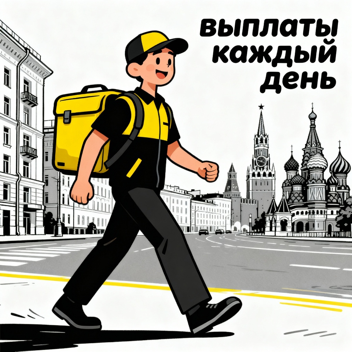 Стать курьером в Москве