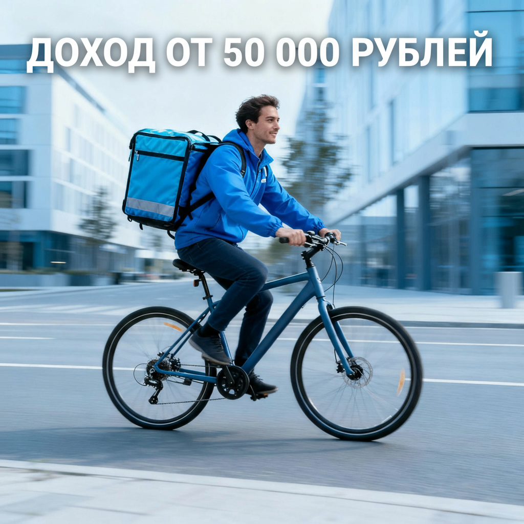 Работа курьером в Яндексе с доходом от 50000 рублей в Москве