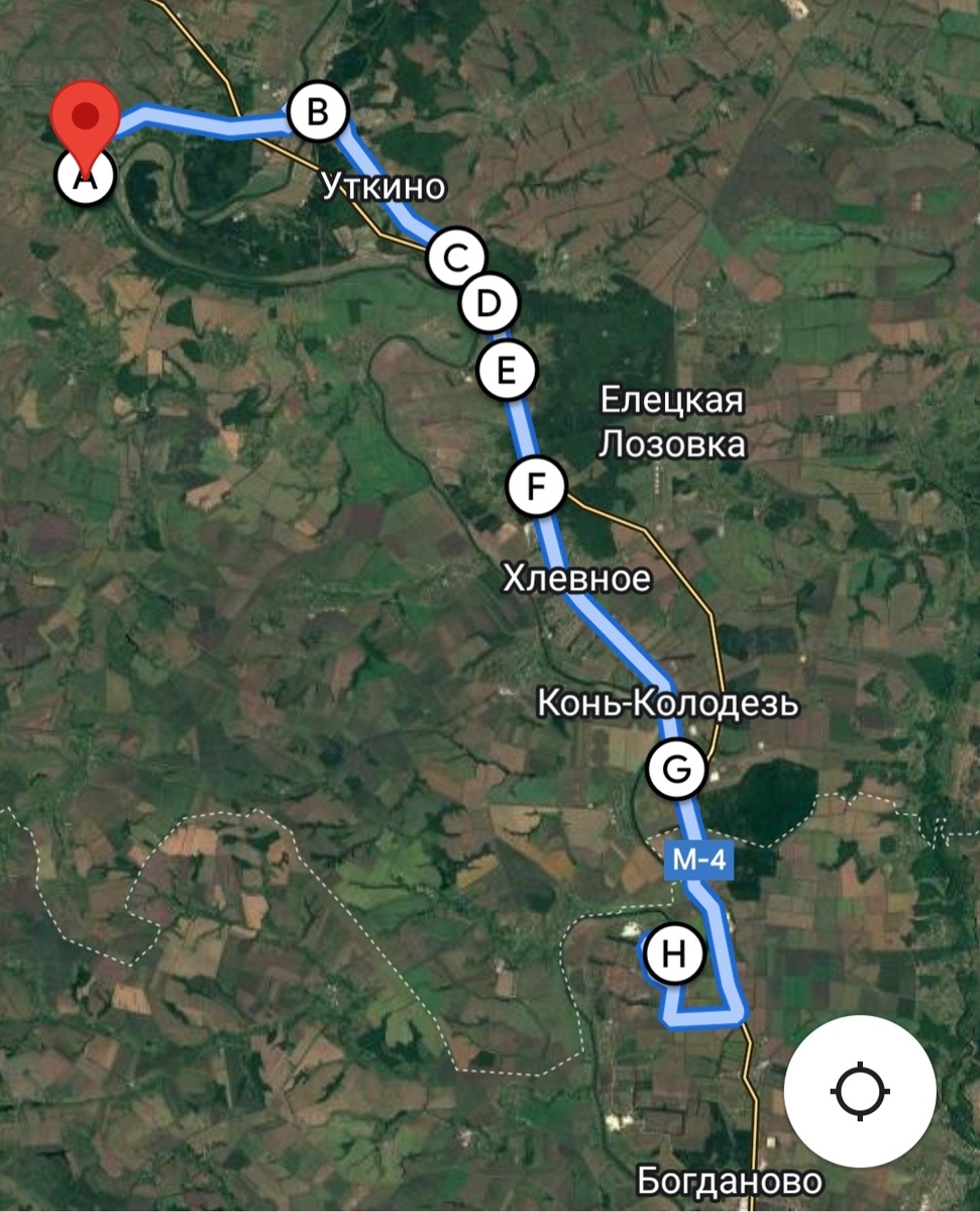 Очередная петелька реки.