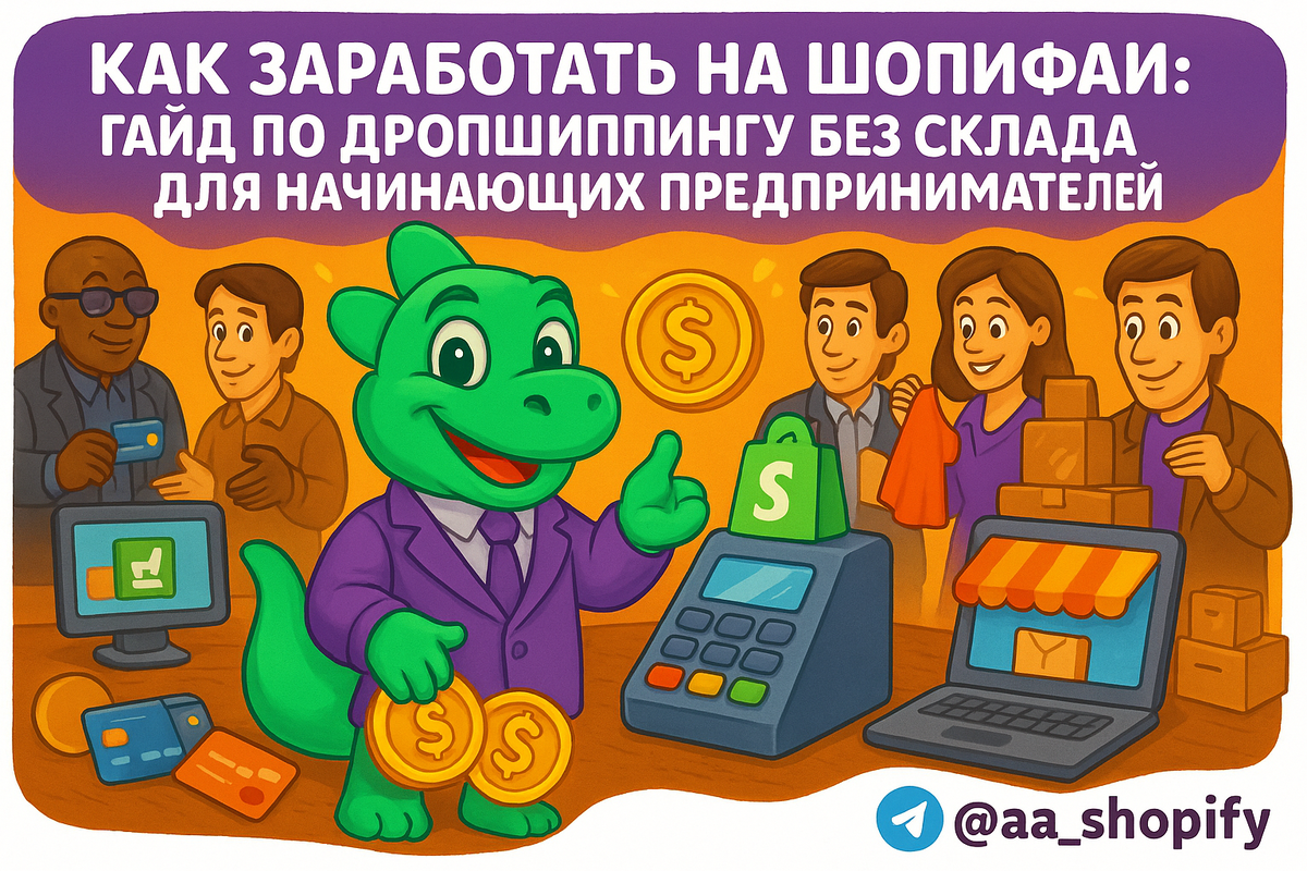    Как заработать на Шопифай в Европе: гайд по дропшиппингу без склада для начинающих предпринимателей aa_ecom