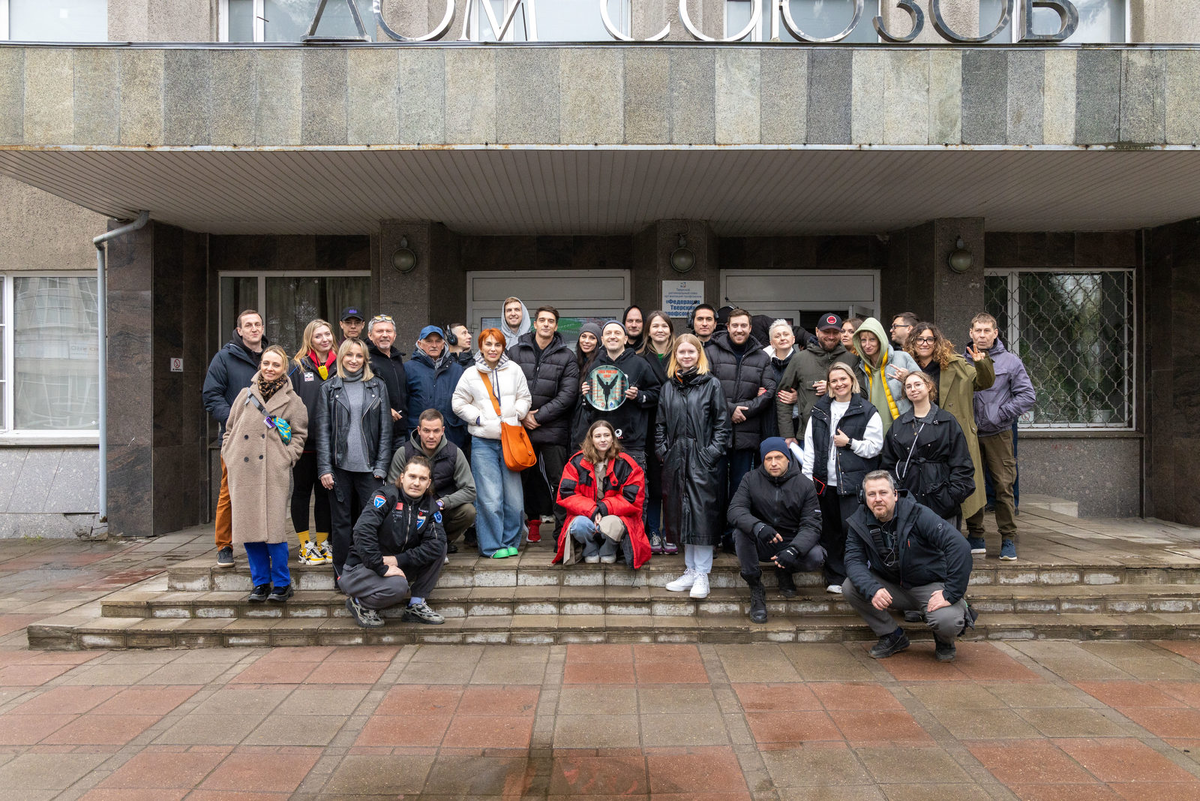 Кадр со съемочной площадки сериала "Тайна римских цифр" (2025)