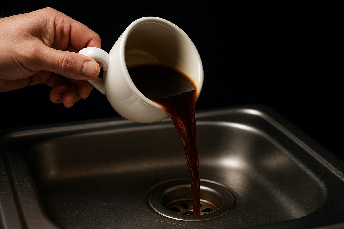    Удивительно, ног природе вредит даже вылитый в раковину кофе