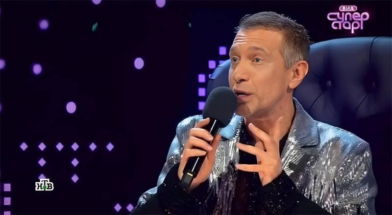 Соседов на программе "ВИА Супер Стар". Фото Яндекс.Картинки. 