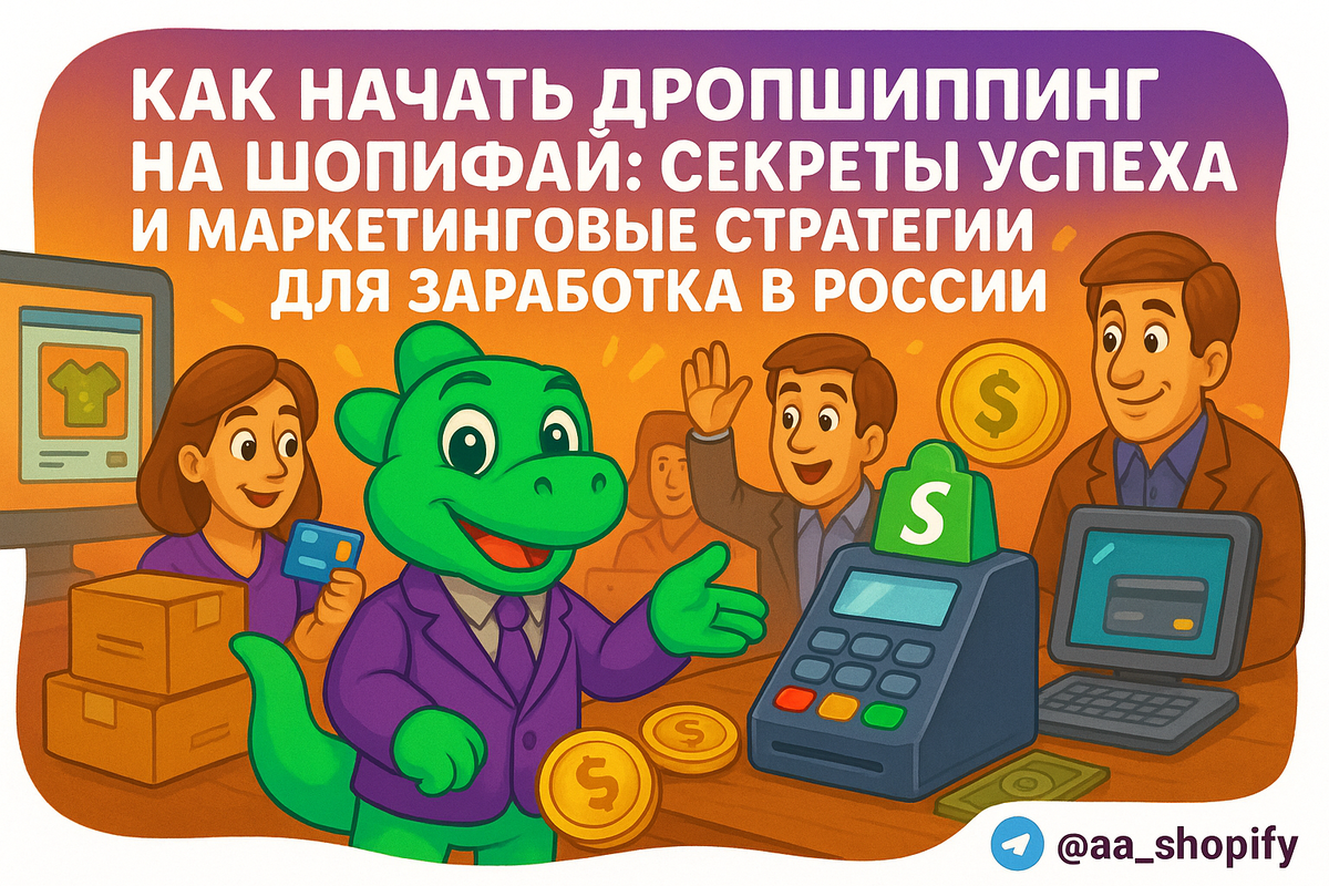    Как начать дропшиппинг на Шопифай: секреты успеха и маркетинговые стратегии для заработка в России aa_ecom