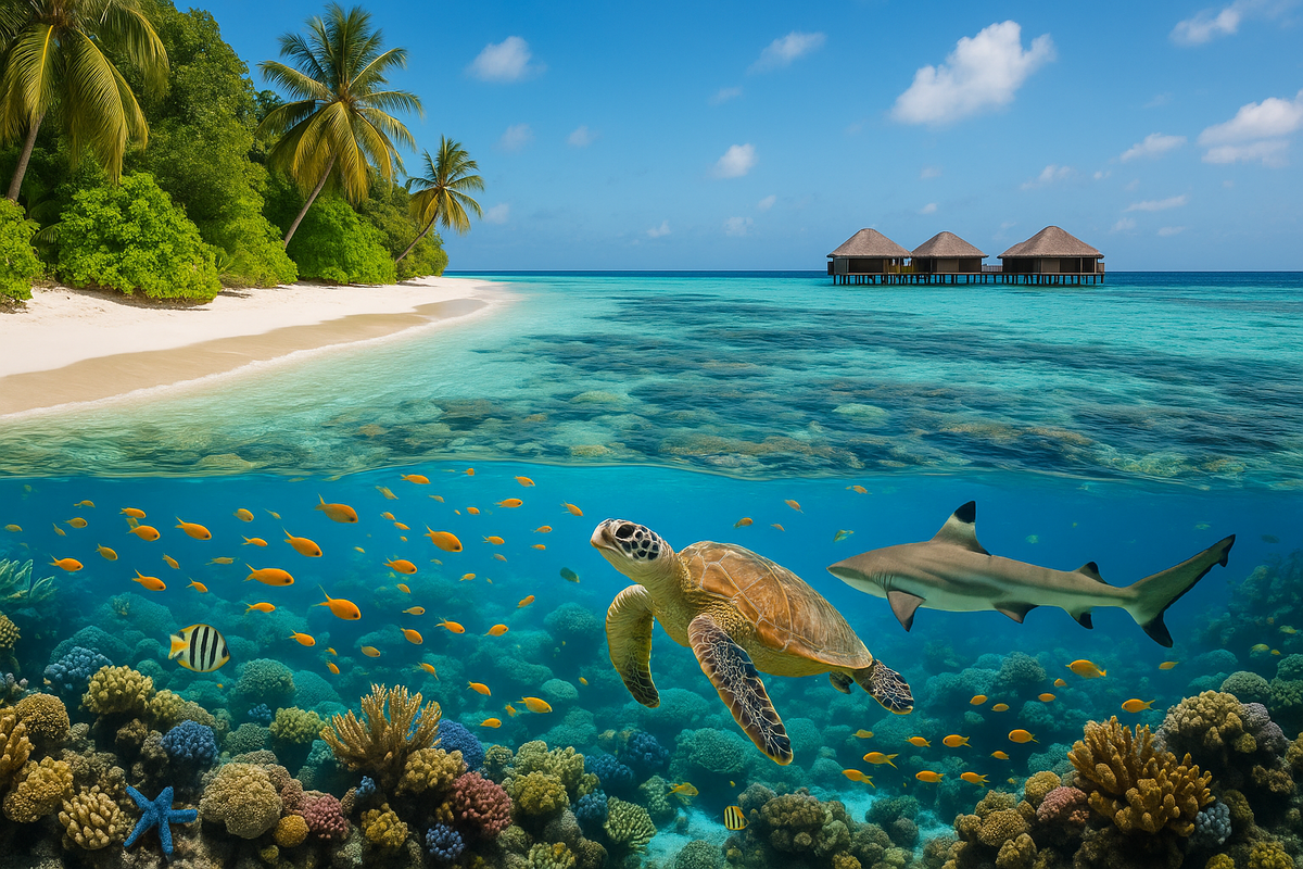 Что такое домашний риф на Мальдивах?